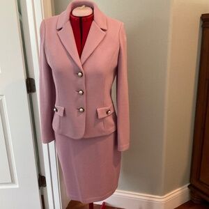 Light Pink St John Knit Suit